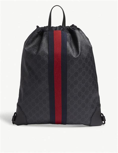 gucci drawstring backpack replica|gucci clearance backpacks.